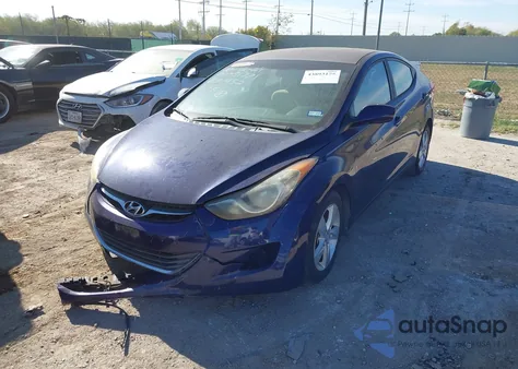 2013 Hyundai Elantra Gls из США, поврежденный, VIN 5NPDH4AE6DH281452